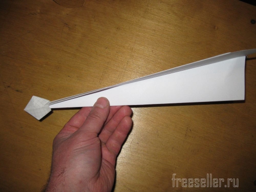 Бумажный самолетик с наконечником своими руками
