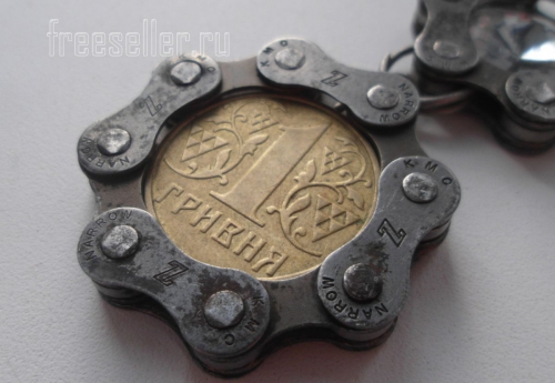 Брелок из велосипедной цепи своими руками