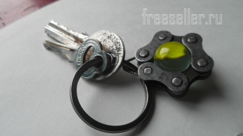 Брелок из велосипедной цепи своими руками