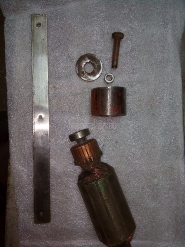 Изготовление съемника подшипников с якоря электродвигателя и генератора