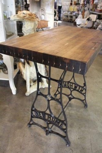 Столы из старых швейных машинок Singer, Zinger