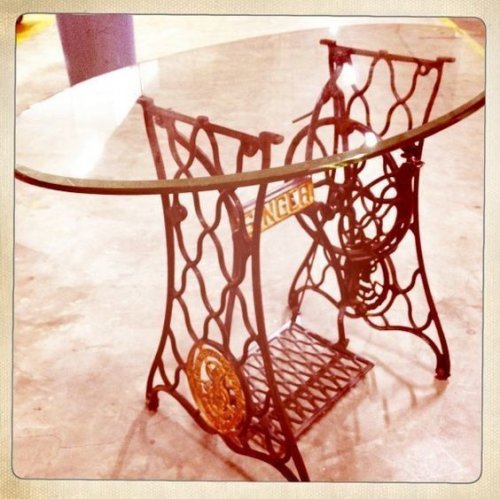 Столы из старых швейных машинок Singer, Zinger