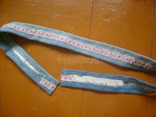 Пошив летней сумки из старых джинсов