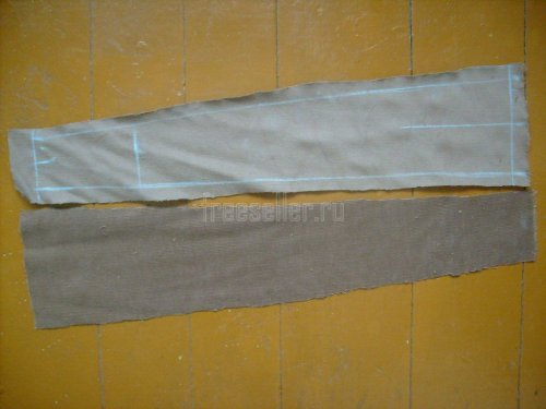 Пошив летней сумки из старых джинсов