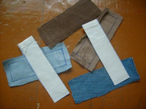 Пошив летней сумки из старых джинсов