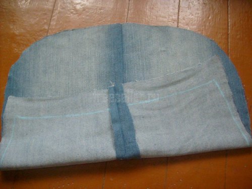 Пошив летней сумки из старых джинсов