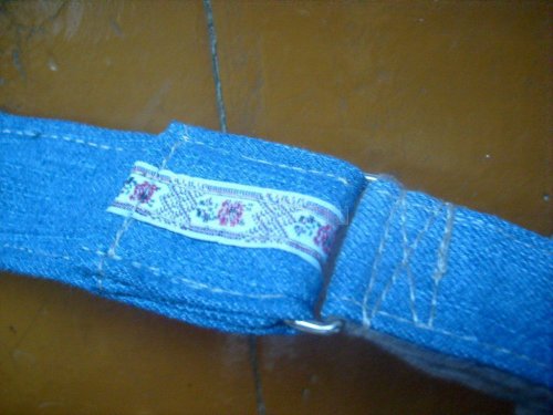 Пошив летней сумки из старых джинсов