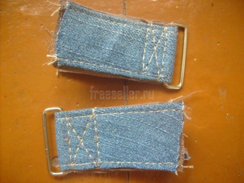 Пошив летней сумки из старых джинсов