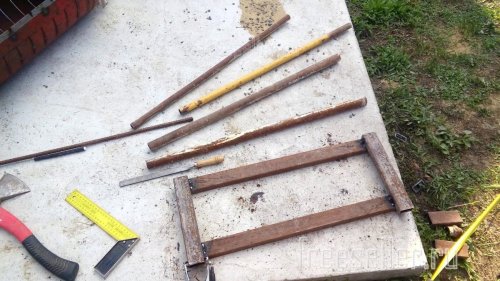 Изготовление мангала из газового баллона - изготовление стойки