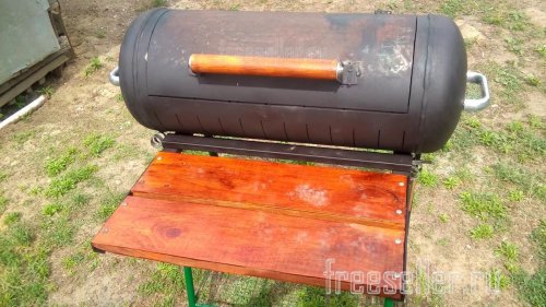 Изготовление мангала из газового баллона - зачистка и покраска