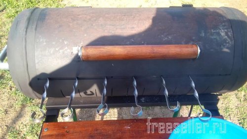Мангал из газового баллона своими руками - с закрытой крышкой