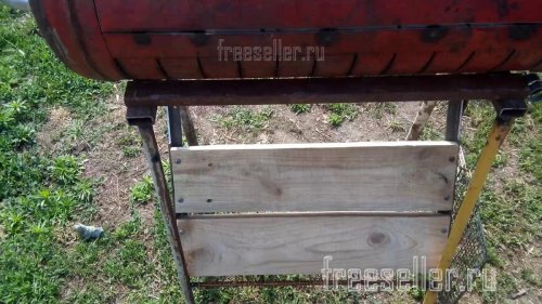 Изготовление мангала из газового баллона - съемный столик