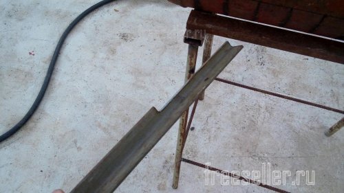 Изготовление мангала из газового баллона - съемный столик