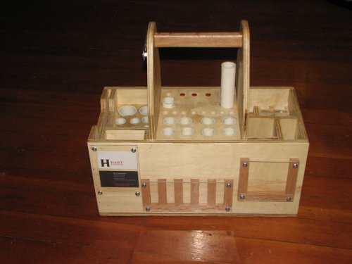 Самодельный ящик органайзер для инструментов из фанеры