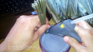 Изготовление подставки для ножей с наполнителем