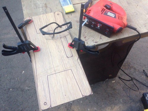 Изготовление переноски для кабеля из ламината