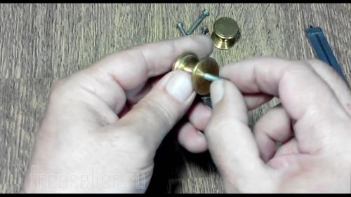 Изготовление спиннера из мебельных ручек своими руками