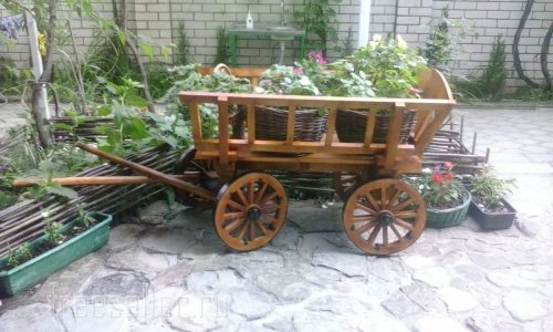 Деревенская телега своими руками