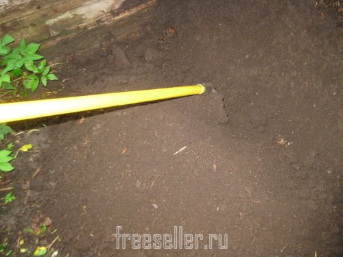 Нестандартное применение тяпки