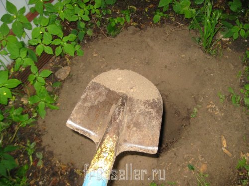 Сколько земли можно извлечь из ямы штырьковой лопатой
