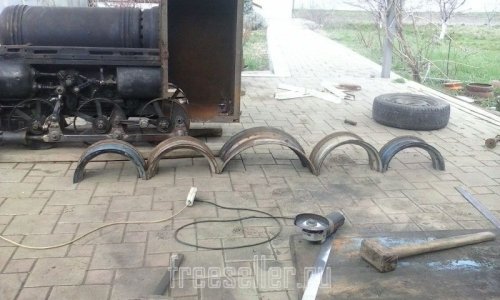 Изготовление мангала паровоза - платформа