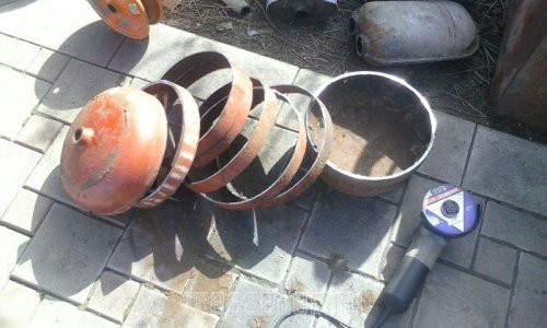 Изготовление мангала паровоза