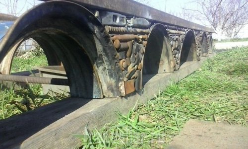 Мангал паровоз - изготовление платформы