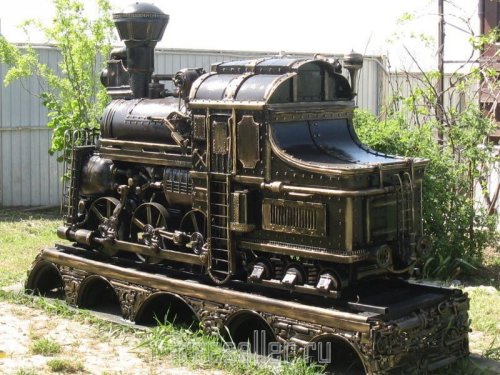 Самодельный мангал паровоз