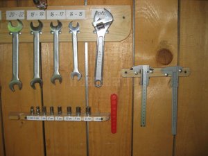 Держатель для штангельциркулей и гаечных ключей своими руками