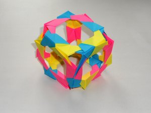 Оригами куб из бумаги 3D