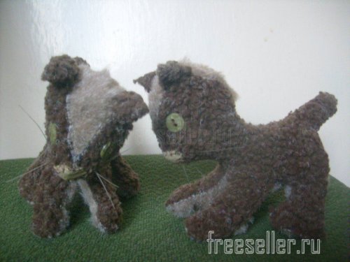 Мягкие игрушки - котята своими руками