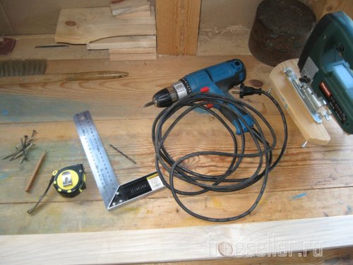 Инструмент для изготовления насеста для кур