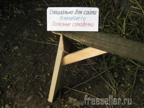 Простой уличный насест для кур