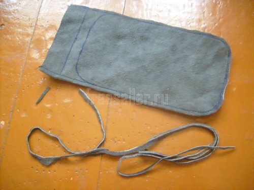 Изготовление кожаного чехла для смартфона своими руками.