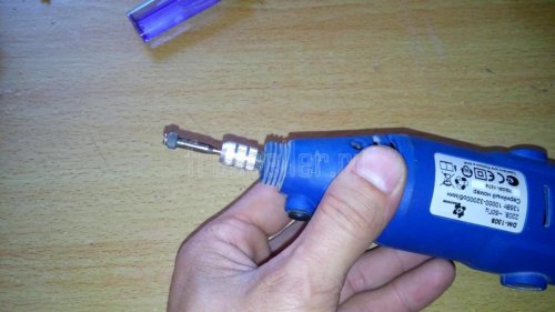 Фреза из зажигалки на бор машину своими руками