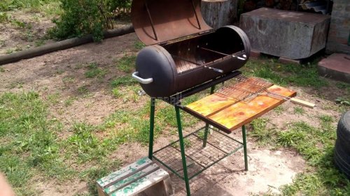 Мангал из газового баллона