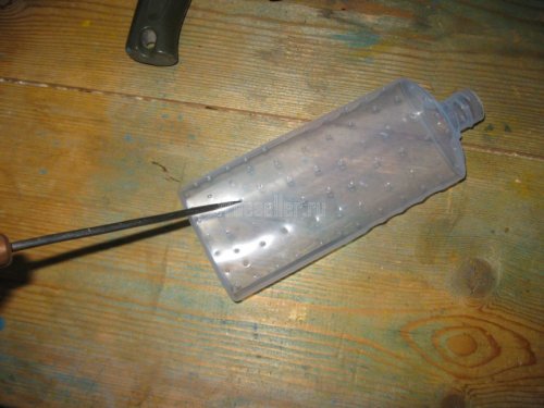 Изготовление насадки поливана на садовую лейку