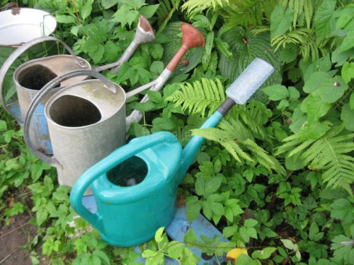 Самодельная насадка поливан на садовую лейку