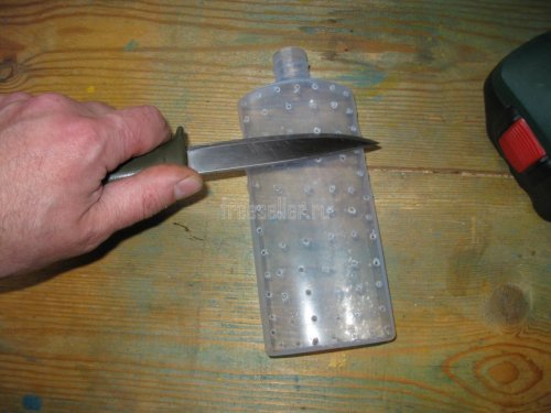 Изготовление насадки поливана на садовую лейку