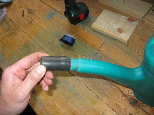 Изготовление насадки поливана на садовую лейку