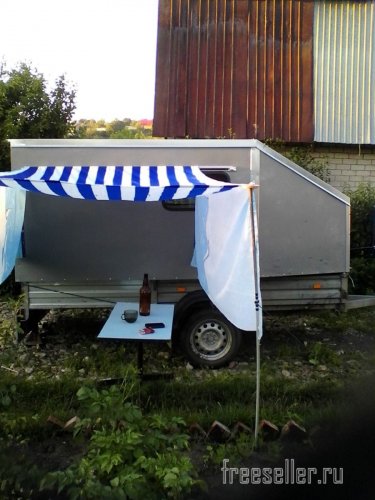 Самодельный прицеп для перевозки лодки и отдыха