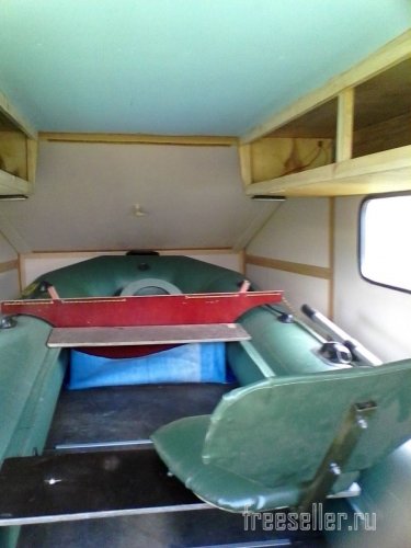 Самодельный прицеп для перевозки лодки и отдыха