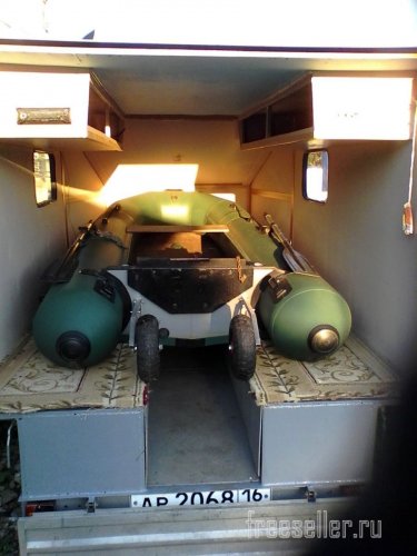 Самодельный прицеп для перевозки лодки