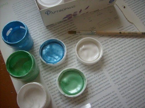 Краски для изготовления порхающих бабочек