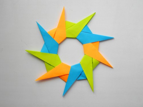Звезда из бумаги