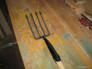 Самодельные резиновые наконечники для вил