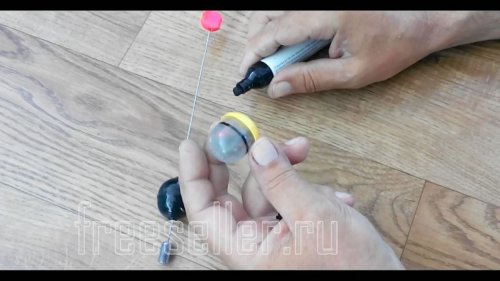 Изготовление самоподсекающего поплавка кивка своими руками
