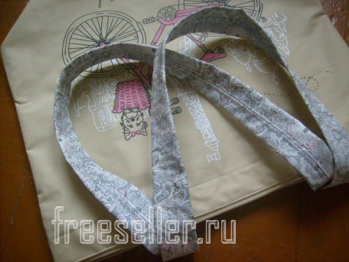 Повседневная сумка из пляжной путем замены ручек