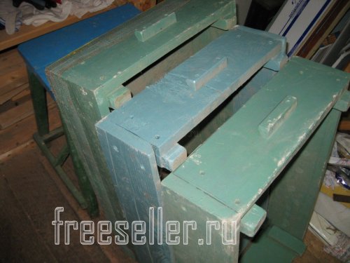 Секции самодельного наборного ящика для овощей