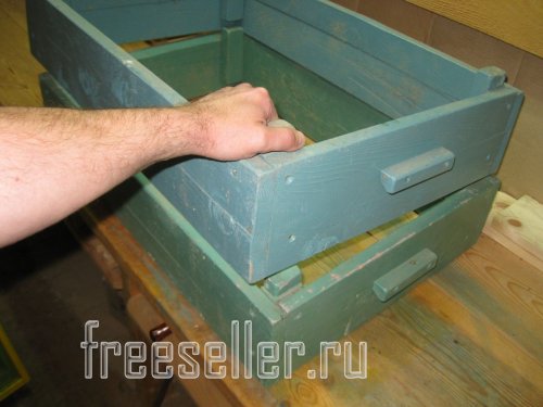 Модульные секции самодельного наборного ящика для овощей